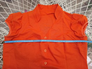 Blusa Flamenca Naranja Talla Única