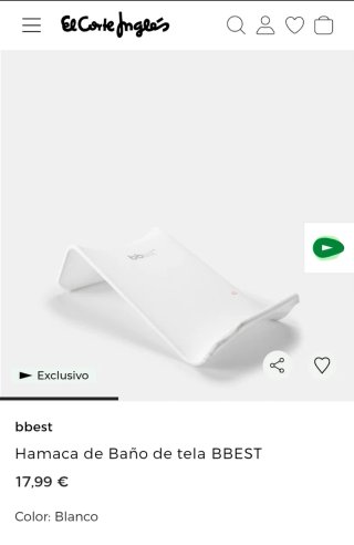 Hamaca de baño bbbest para bebé