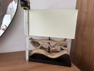 Lámpara Kave Home Madera y Metal