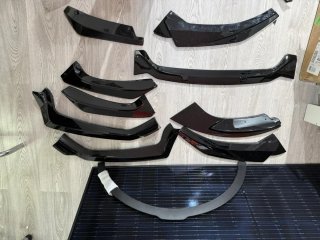 Kit de carrocería negro brillante