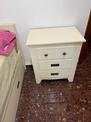 Habitacion juvenil blanca