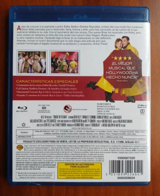 CANTANDO BAJO LA LLUVIA. BLU RAY.