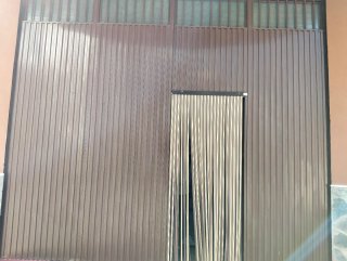 Portón 4 hojas chapa con puertas