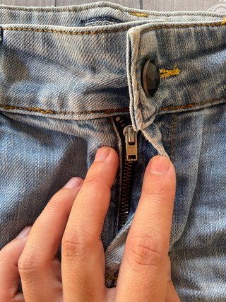 Bershka Shorts Vaqueros Deshilachados Talla 36