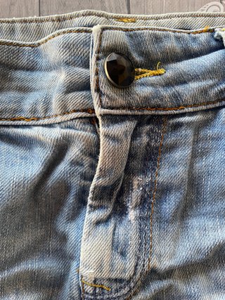Bershka Shorts Vaqueros Deshilachados Talla 36
