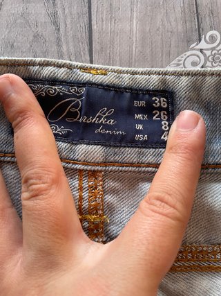 Bershka Shorts Vaqueros Deshilachados Talla 36