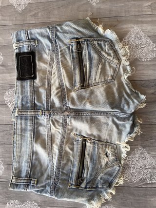 Bershka Shorts Vaqueros Deshilachados Talla 36