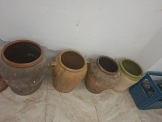 Charras de barro antiguas