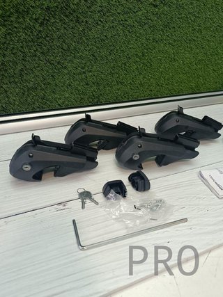 portaequipajes de techo con rieles cruzados, 52 pu