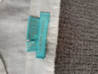 Camisa Lino Blanca Mujer Talla L