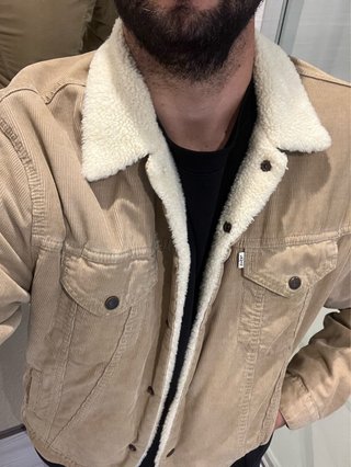 Chaqueta Levi's pana forro borreguito Talla L
