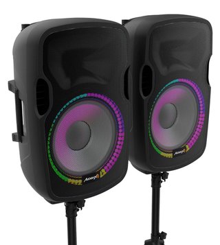 Audibax Party 212 Led Set 2 Altavoces 12