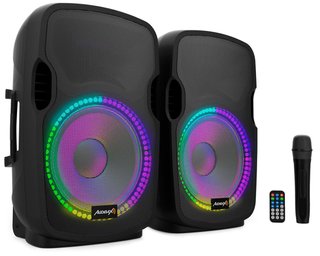 Audibax Party 212 Led Set 2 Altavoces 12