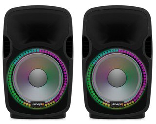 Audibax Party 212 Led Set 2 Altavoces 12