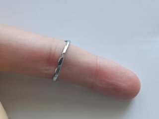 Anello regolabile fiore rosa argento