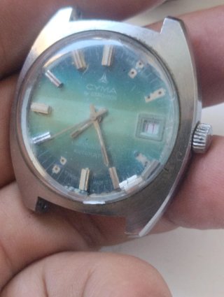 Reloj CYMA Conquistador Automático Verde