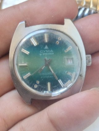 Reloj CYMA Conquistador Automático Verde