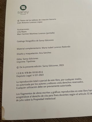 Lengua Castellana y Literatura, 2 ESO Sansy