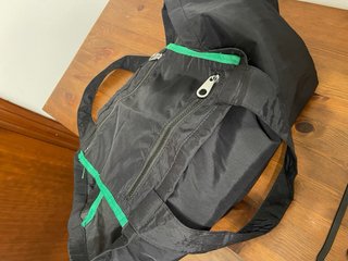 Bolso Saco Bimba Negro y Rosa