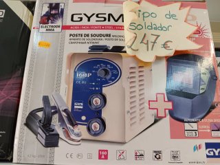 Equipo Soldadura GYS 160P Inverter MMA