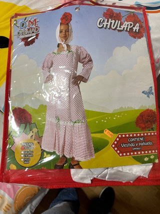 Disfraz Chulapa Tallas 3-4 años