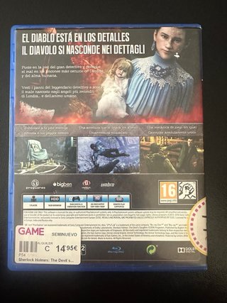 Sherlock Holmes: The Devil's Daughter PS4