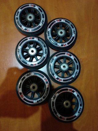 6 Ruedas Patines FR 110mm + Rodamientos