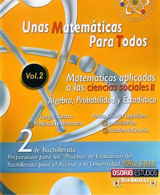 Libro: unas Matemáticas para todos.