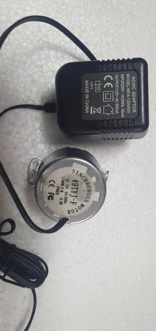 Motor superlento para volteo de huevos incubadora
