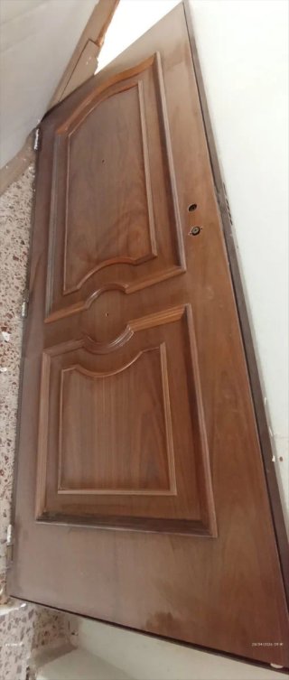Puerta de entrada blindada madera