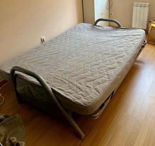 Sofá Cama Gris 135cm