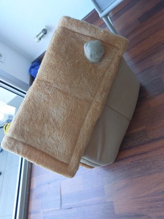 Casa Cama para Mascotas Beige y Marrón