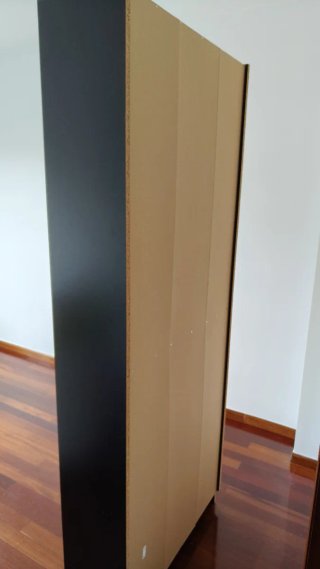 Librería Billy Ikea Negra 202x80x28