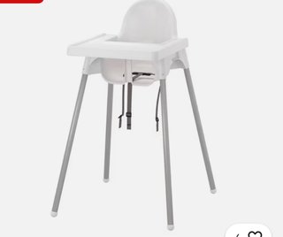 Silla Comida Bebé Blanca