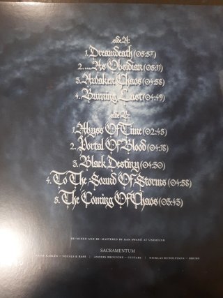 Vinilo Sacramentum The Coming Of Chaos