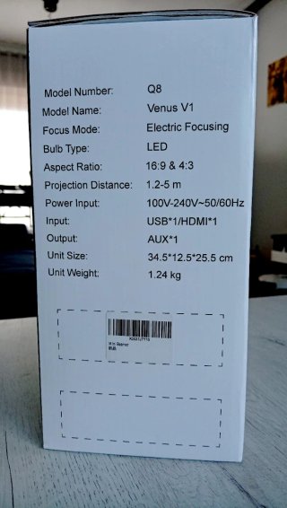 Proyector Eeonfy Venus V1 Android 13
