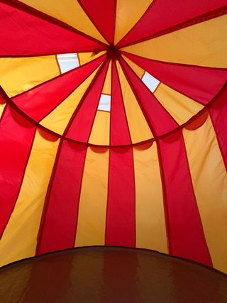 Carpa Circo Infantil 1,m diámetro x 1.20m altura