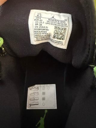 Jordan 1 Mid Zapatillas Verde y Negro