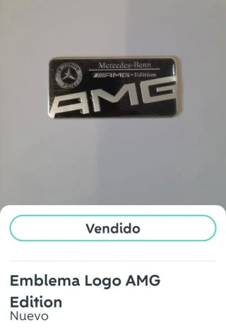 Emblema Logo AMG Edition Mercedes-Benz