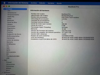 MacBook Pro 15 2017 Intel Core i7 16GB RAM