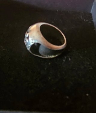 Anillo Plata Maciza Flor de Lis