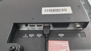 Tv 39"+consola retro de regalo ascao
