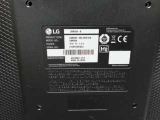Monitor LG 24" LED Negro