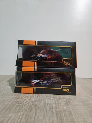 Lote 2 Coches Rally IXO 1:43