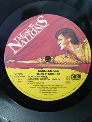 Candlemass - Tales Of Creation Vinilo 1989