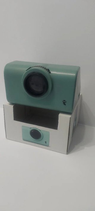 Proyector de imagen móvil verde