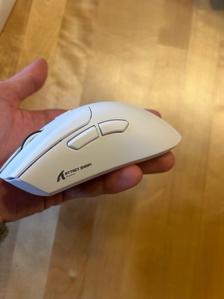 Ratón Gaming Attack Shark R1 Blanco