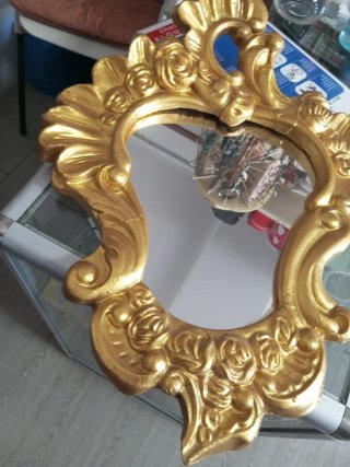 Espejo Decorativo Dorado