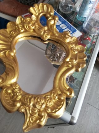 Espejo Decorativo Dorado