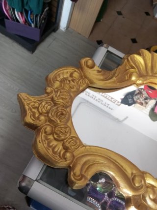 Espejo Decorativo Dorado